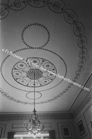 ABBEYLEIX HOUSE  CEILING OF BOUDOIR